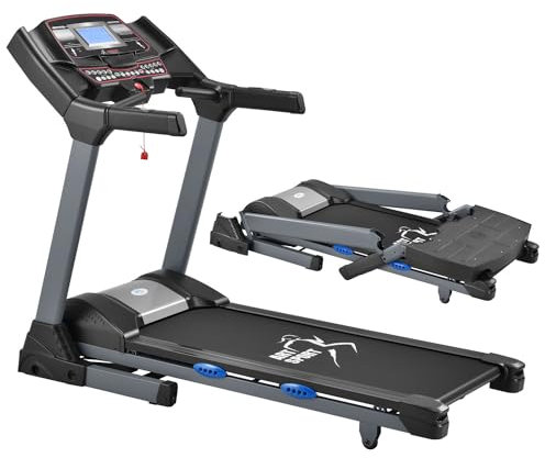 ArtSport Tapis de Course Pliable Speedrunner 6000 – 22 km/h, 99 programmes, 22 Niveaux d'inclinaison, écran LCD 7 Pouces, jusqu'à 150 kg, Surface de Course : 133 x 50 cm