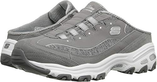 Skechers Women's D'Lites Bright Sky Sneaker, Grey, 2.5 UK