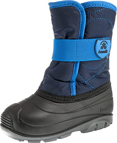 Kamik Unisex-Jungen Snowbug3 Winterstiefel, Blau (Navy NA2), 23 EU