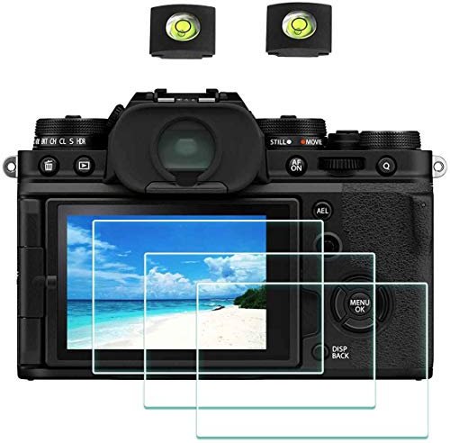 ULBTER X-T4 - Pellicola proteggi schermo per fotocamera digitale Fujifilm X-T4 Fuji XT4 e zoccolo da 0,3 mm, durezza 9H, antigraffio, anti-bolle, anti-polvere, confezione da 3