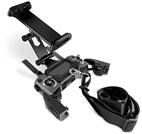 Fernbedienungshalter für faltbare 11,7 - 27,9 cm (4,6 - 11 Zoll) Handy-Tablet-Halterung + Umhängeband, Zubehör für DJI Mavic Mini, Mavic 2 Pro/Zoom, DJI Spark/Mavic Pro/Mavic Air Fernbedienung
