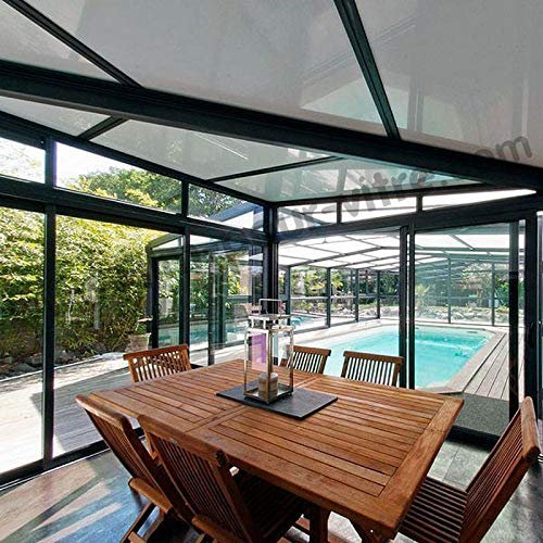 DIMEXACT - Film Solaire Blanc pour Toit Polycarbonate plexiglas - 152 cm x 0.5 m - en Rouleau