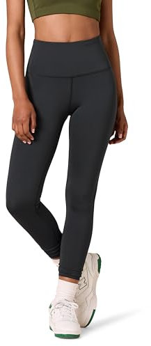 Amazon Essentials Mallas largas de talle alto Active Sculpt para entrenamiento y atletismo (disponibles en tallas grandes) Mujer, Negro, XXL