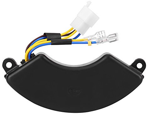 AVR, regulador de voltaje automático en forma de arco AVR, generador de gasolina de 2 fases y 6 cables, para 6.5KW 7KW 8.5KW, utilizado para controlar la salida del generador eléctrico de gasolina