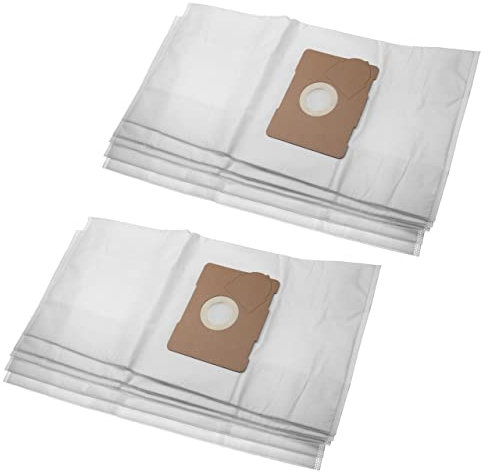 vhbw 10x Sacs filtrants compatible avec Protool Festool VCP 320 E dispositif d'aspiration - microfibres non tissées, 63,6cm x 30,1cm, blanc