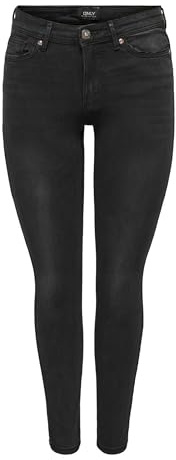 ONLY Female Skinny Jeans ONLWAUW Mittlere Taille Skinny Fit Jeans | Skinny Fit, Casual, Bei max. 40 grad waschen