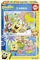Educa - Puzzle 100 Teile | Spongebob Schwammkopf, 2x100 Teile Puzzle-Set für Erwachsene und Kinder ab 6 Jahren, Kinderpuzzle, Squarepants (19389)