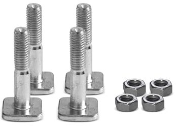 Menabo T-Nut Adapter Satz kompatibel mit Dachbox Mania 400 460 580 Befestigung 8X