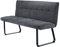 möbelando Bank TALEA aus Microfaser in grau. Abmessungen (BxHxT) 160x92x59 cm