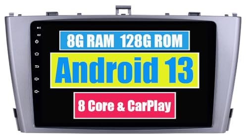 RoverOne Auto GPS Navigation für Toyota Avensis T27 2009 2010 2011 2012 2013 2014 2015 mit Mutimedia Android Bluetooth Stereo Radio Headunit Touchscreen DSP CarPlay RDS WiFi