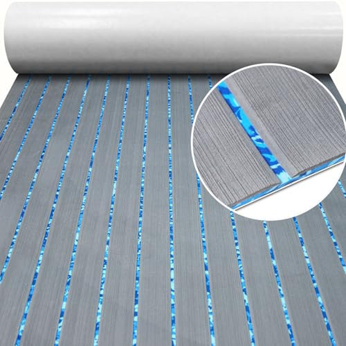 Hzkaicun Boat Flooring EVA Foam Boat Decking Camo Marine Decking Self-Adhesive Boat Carpet 94.5 x 45.2/35.4/21.6 Non-Slip Marine Flooring for Fishing Boat Motorboat RV Yacht Kayak Jet ski