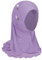 Mädchen Kopftuch Kinder Muslimischer Hijab Kleines Mädchen Moslem Schal mit Blumen Arabien Islamische Kopfkappe Kleidung Schal Sommer Stretch Turban Gesichtsschleier Kopfbedeckung (Blümchen-Lila)