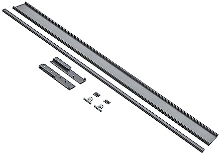GTV - Set für Innenschublade MBPRO I Völlig Kompatibel Mit Schubladensystem Modern Box Pro I Das Set Beinhaltet Panel, Anschlüsse und Geländer I Für High Innenschublade H= 167mm I Weiß