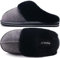 KuaiLu Hausschuhe Damen Flauschige Plüsch Geschlossen Winter Warme Pantoffeln Frauen Kuschel Memory Fussbett Hause Slippers Rutschfest Feste Sohle Hüttenschuhe Indoor Outdoor. Schwarz 41