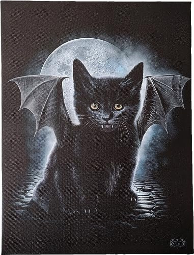 BAT CAT - Canvas Poster 25x19cm