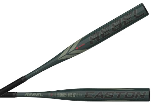 Easton | REBEL Slowpitch Softball Bat | All-Association | Loaded | 12 Barrel | 34x30 oz.