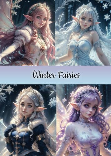 Winter Fairies, A4 Size, 40 Sheets, Scrapbooking Supplies, Journaling, Planner, Origami, Scrapbook Materials, Album, Diary,: Winter Materials,Winter Art Supplies, Winter Supplies, Fairies Craft
