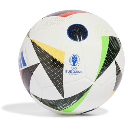 Adidas Fussballliebe Training Euro 2024 Ball IN9366, Unisex Footballs, White, 3 EU