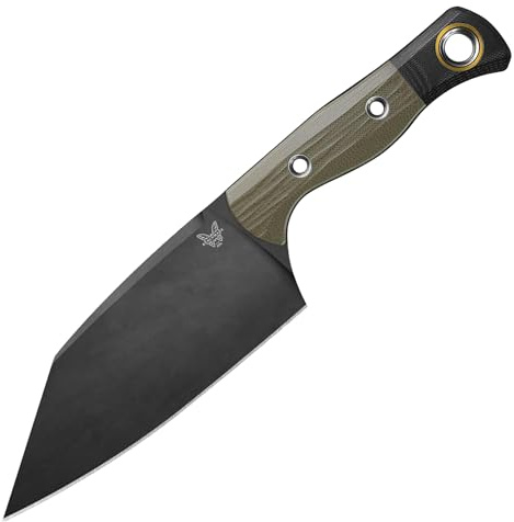 Benchmade - 4010 Station Knife, Fixed Blade Kitchen Knife, Professional Cutlery, Farm to Table with Sheath (4010BK-01)