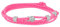 LES POULETTES BIJOUX - Bracelet Homme Métal Argenté Cubes Fermoir Bouton et Lien en Paracorde - Rose Fluo