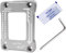 1/2-teiliges CPU-Kontaktrahmen-Set, Lga 1700 Befestigungsschnalle, CPU-Kontaktrahmen | CPU Biegekorrektur-Schnalle mit Austausch von Handwerkzeugen für die 12. bis 13. Generation