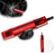 Nothammer Auto mit Gurtschneider, Car Safety Nothammer Auto, 2 In 1 Gurtschneider Notfallhammer, Multifunktionaler Rettungshammer für Fahrzeuge, Auto Sicherheitshammer, Car Emergency Escape Tool (Rot)