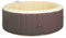 Vasca Idromassaggio da Esterno Gonfiabile Riscaldata 2-4 Posti Ø180x65 cm Ease.Zone Marrone