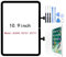 Hedywei Digitalizzatore di Ricambio dello Schermo per iPad 10 (10a Generazione) A2696 A2757 A2777 10.9 Pollici 2022 Touch Screen Digitizer con Kit di Attrezzi