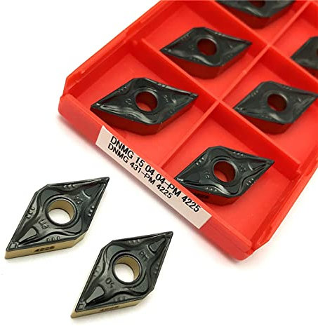 CNC Hartmetalleinsätze Metallteile DNMG150404 DNMG150408 DNMG150604 DNMG150608 PM4225 Hartmetalleinsatz CNMG 150404 150408 150604 150608 CNC-Drehmaschinen-Einsätze Set (DNN) MG1506 04 Uhr 4225)