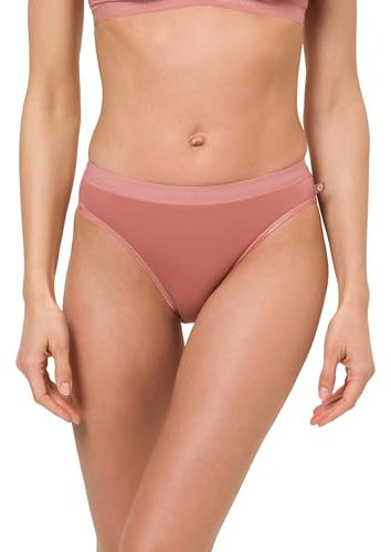 BeeDees Damen Slip Microfun Tai Terracotta, 44 mit Elastikbund