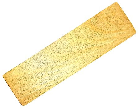 NUOBESTY Wooden Keyboard Wrist Rest Für Ergonomischen Schmerzlindernde Handballenauflage Buchenholz Unterstützung Für Büro Und Gaming Rutschfeste Basis Für Effizientes Tippen