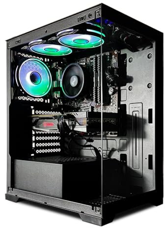 Fierce PC SUPER Gaming -AMD Ryzen 7 7800X3D 4.2-5GHz, RTX 4070 SUPER 12GB,32GB RAM DDR5 5200MHz,1TB NV3 M.2 NVME SSD,750W PSU,Thermal Cooler,Windows 11