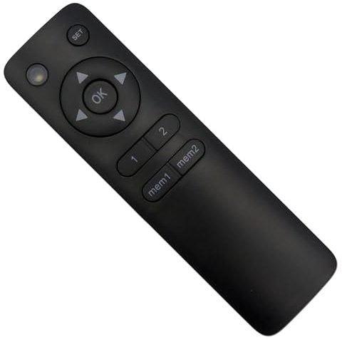 EasyLife Ersatz Funk-Fernbedienung RMT-02 für motorisierte TV-Halterungen: TV-Lift, Wand- und Deckenhalter für LED/LCD/OLED TV - Remote Control in Schwarz