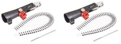 Juego de 2 adaptadores automáticos de clavo de cadena a punta de tornillo para herramienta de carpintería B