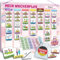 LIKARTO Wochenplaner Kinder – [DAS ORIGINAL] – Montessori Aufgabenplaner & Magnettafel – individuell anpassbar – Pink