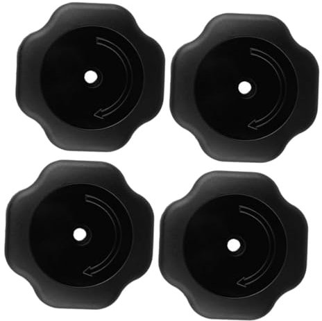 Warmhm 4pezzi Manopole Ricambio in Plastica per Coperchi Pentole Pressione Antideflagranti Bordi Lisci Superficie Sbavature Materiale Resistente alle Temperature
