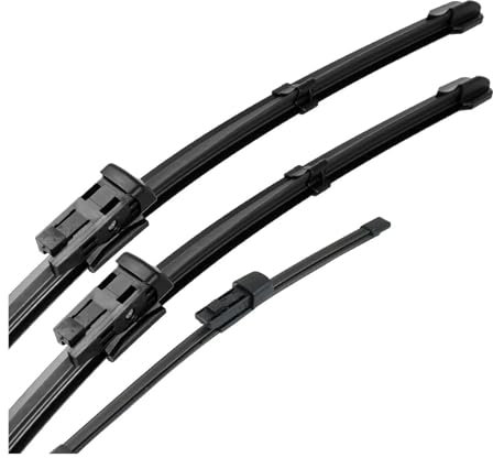 Scheibenwischer Für VW Für Polo 6R Fließheck 2009-2017 LHD Vorne und Hinten Wischerblätter Set Windschutzscheibe Fenster 24 + 16 + 11