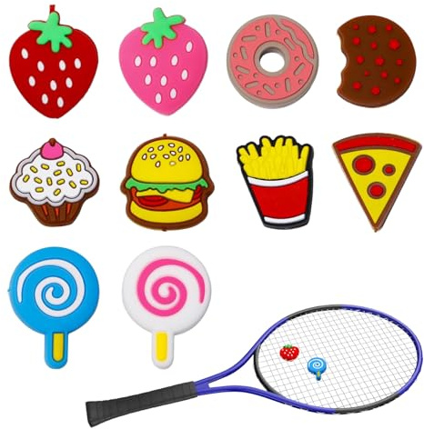 SZSMW 10pcs Tennis DäMpfer - DäMpfer TennisschläGer -TennisschläGer DäMpfer | Geeignet FüR Alle Arten Von TennisschläGen, Die Ihre Arme Effektiv DäMpfen und Vor Starken Auswirkungen SchüTzen