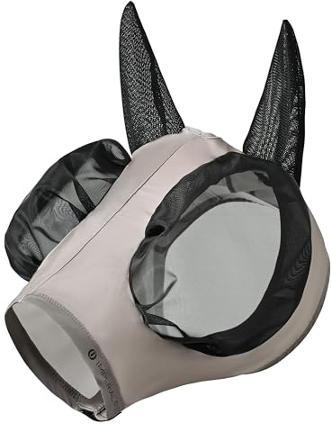 Imperial Riding Fliegenmaske „Trail Ride“ ohne Nasenschutz, Taupe, Full