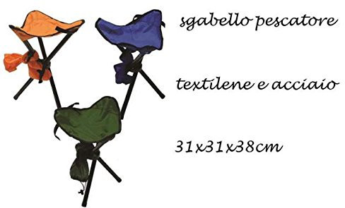 Sunny Star Sgabello Pieghevole, Pesca Mare, Campeggio