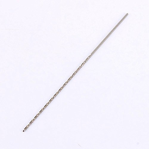 Walfront Mèche Hélicoïdale Extra Longue, Foret hélicoïdal en HSS Longueur 160mm Outils de Forage pour Bois, Métal et Acier Bit de Torsion de 2mm