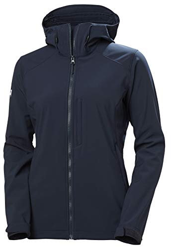 Helly Hansen Damen W Paramount Hood Softshell Jkt, Marineblau, XS