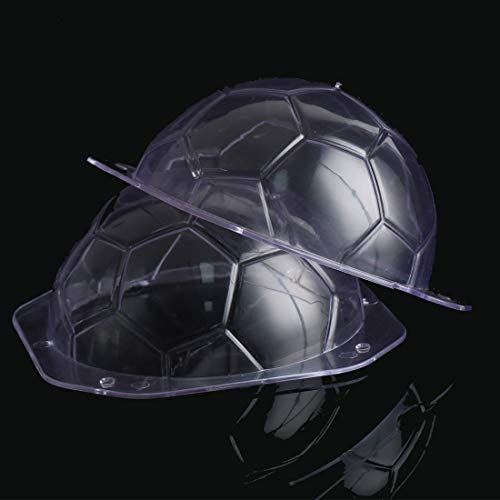 Unique WElinks Big Size Football Shape Chocolate Mold, Polycarbonate, Non-Stick, Ice Cube Tray, Baking DIY Cake Decorating Tools