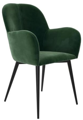 DHP Furniture Fitz Accent Chair Velvet Green