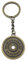 H-Customs Dumbbell plate weight gym bronze keychain pendant