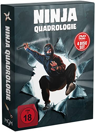Ninja Quadrologie 1-4 Deluxe-Edition (4 DVD-Digipak im Schuber+32-seitiges Booklet)