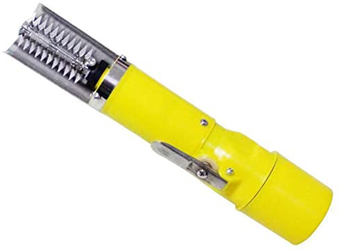 SHIJIANX Squamatore Elettrico per Pesci, Raschietto per Pesci Senza Fili Strumento per la Pulizia del Raschietto di Sicurezza Portatile Impermeabile, Rosso