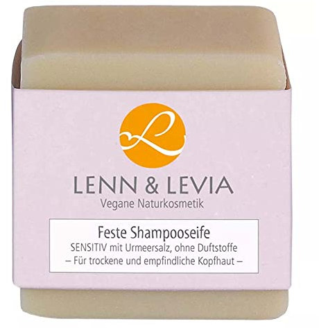 Lenn & Levia Festes Shampoo, SENSITIV mit Urmeersalz, 100g