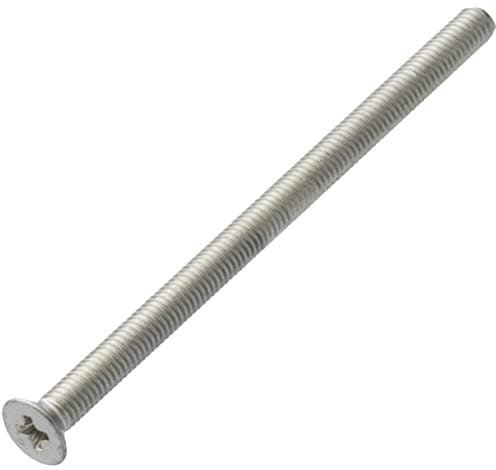 AERZETIX - C59638 - Set di 50 viti di metallo M3x50mm a testa fresata PH1 - DIN 965 - in acciaio al carbonio - durezza 4.8 - finitura zincata - per fissaggio vite cacciavite montaggio