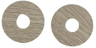 Boston Grey Oak Self-Adhesive Rose Radiator Pipe Covers Pack of 2 (Boston Grey Oak)
